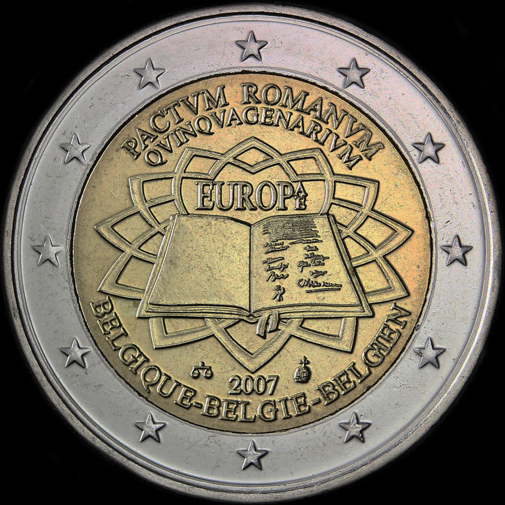 Belgique 2007 - 50 ans du Trait de Rome - 2 euro commmorative