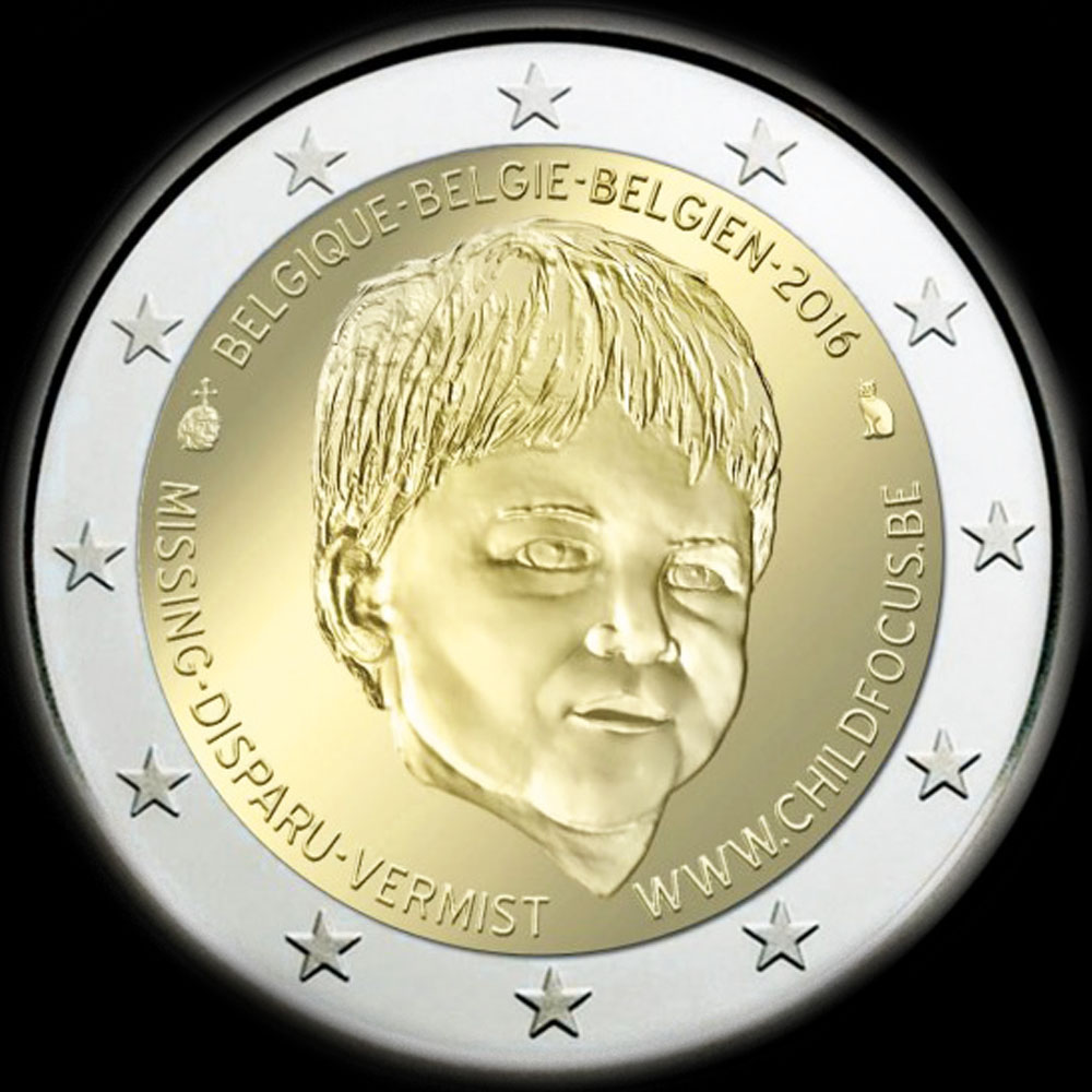 Belgique 2016 - 20 ans de la Fondation Child Focus - 2 euro commmorative