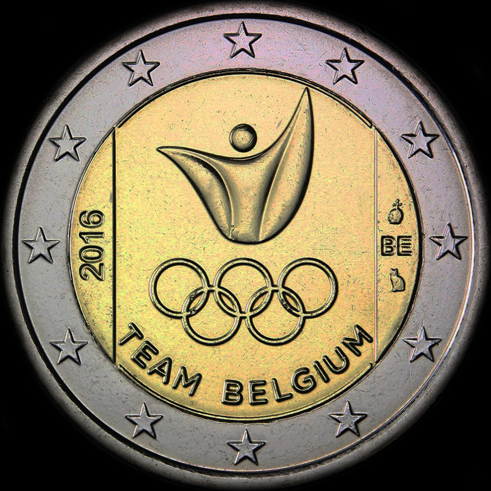Belgique 2016 - Jeux Olympiques de Rio de Janeiro - 2 euro commmorative
