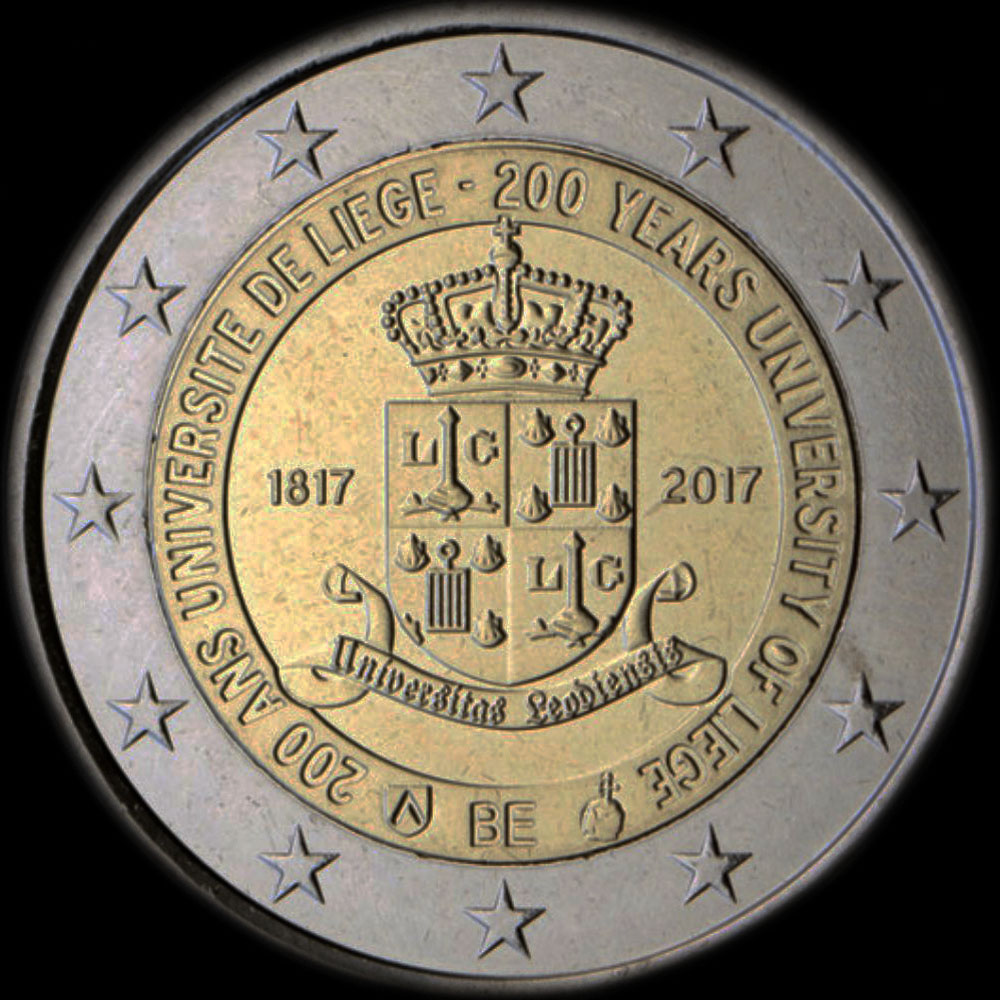 Belgique 2017 - 200 ans de l'Universit de Lige - 2 euro commmorative