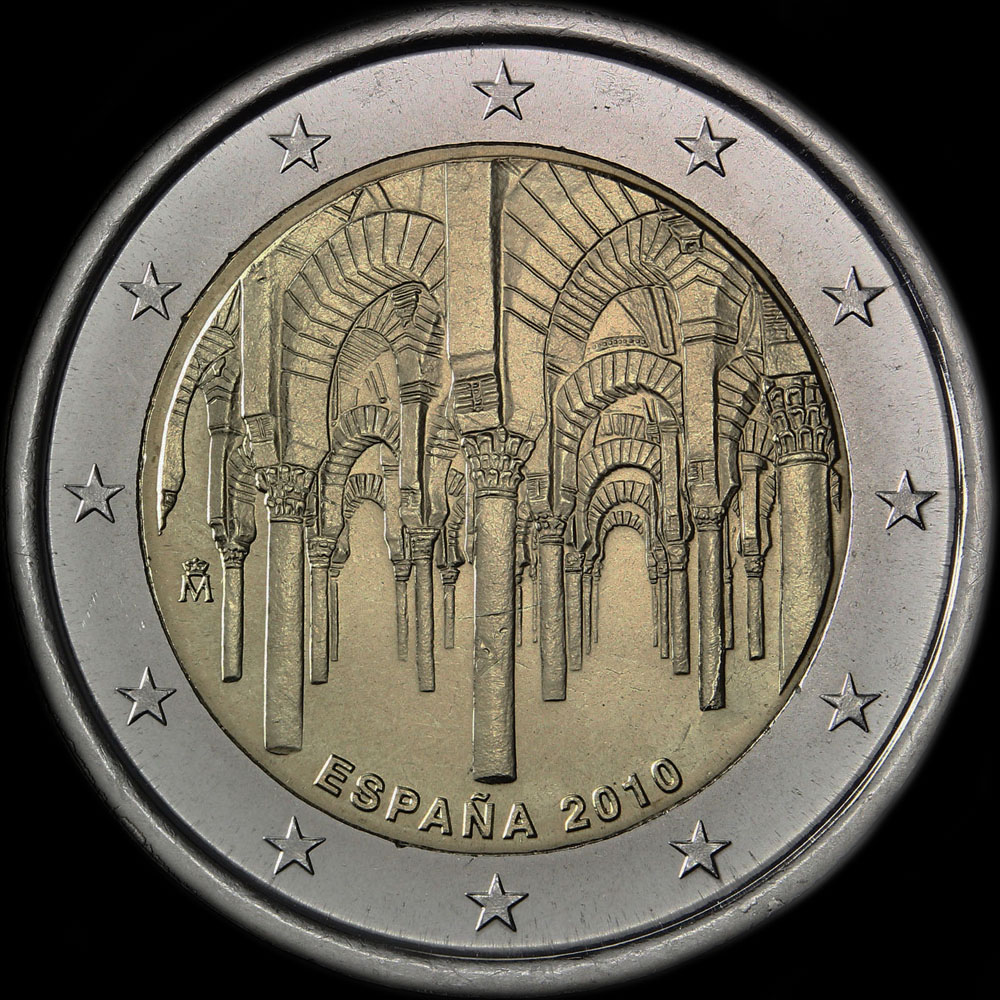 Espagne 2010 - Centre historique de Cordou - Hritage Mondial de l'Unesco - 2 euro commmorative