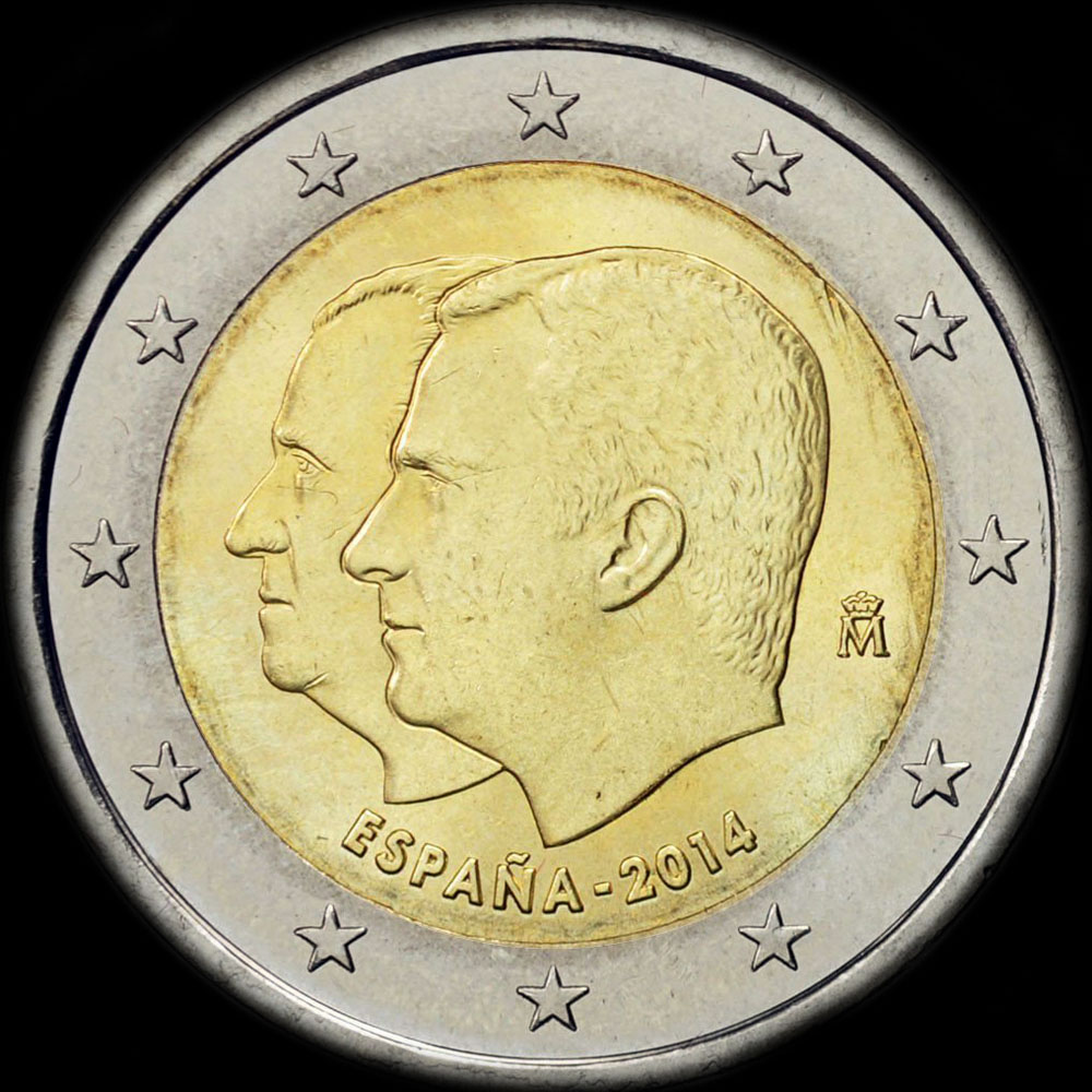 Espagne 2014 - Proclamation de Felipe VI comme roi d'Espagne - 2 euro commmorative