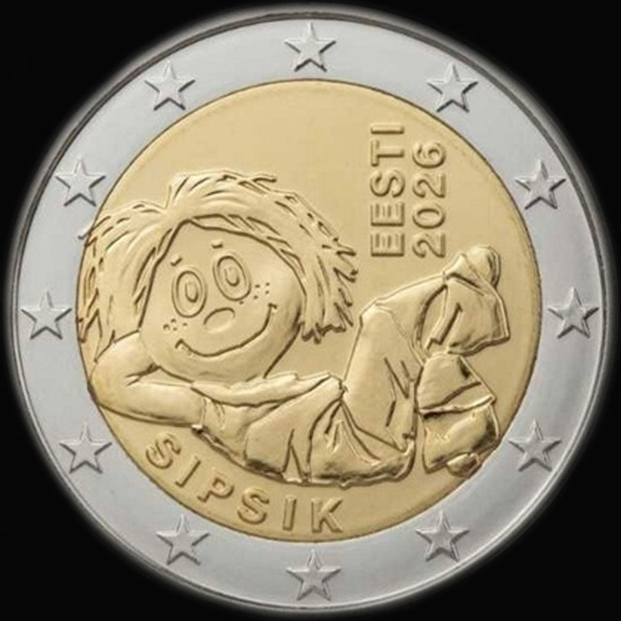 Estonie 2026 - Sipsik - 2 euro comm�morative
