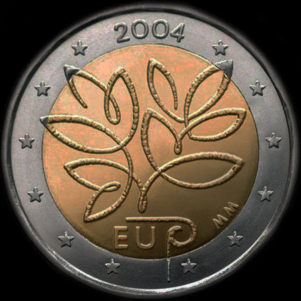 Finlande 2004 - Elargissement de l'UE  10 nouveaux pays - 2 euro commmorative