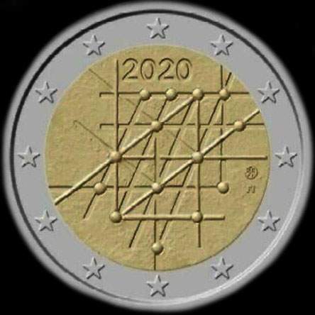 Finlande 2020 - 100 ans de l'Universit de Turku - 2 euro commmorative