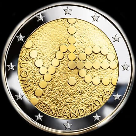Finlande 2026 - 100 ans de la Radiodiffusion finlandaise (Yleisradio) - 2 euro comm�morative