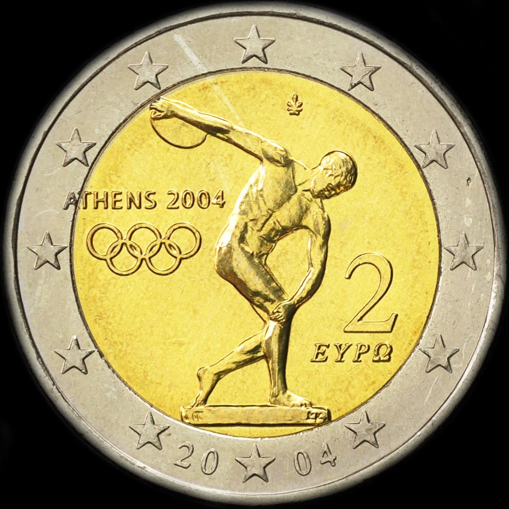 Grce 2004 - Jeux Olympiques d'Et  Athnes - 2 euro commmorative