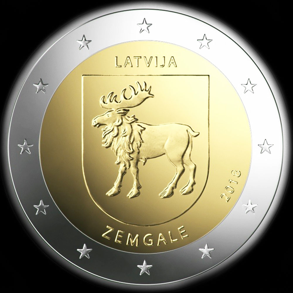 Lettonie 2018 - Rgion Zemgale (Smigalie) - 2 euro commmorative