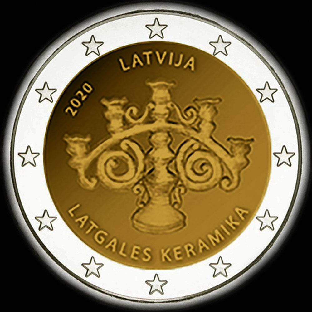 Lettonie 2020 - La Cramique de Latgale - 2 euro commmorative
