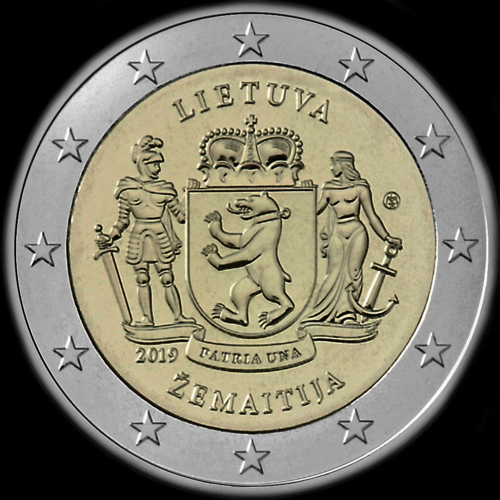 Lituanie 2019 - La Samogitie - 2 euro commmorative