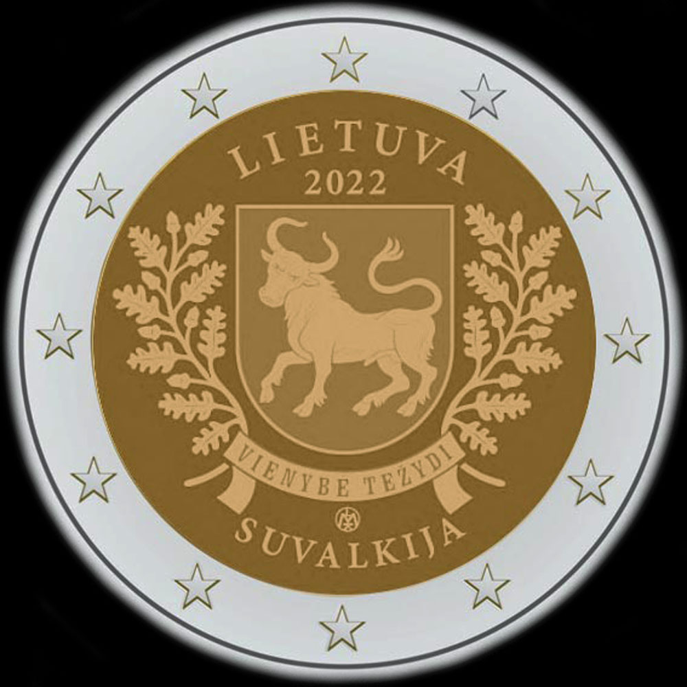 Lituanie 2022 - Suvalkija (Sudovie) - 2 euro commmorative