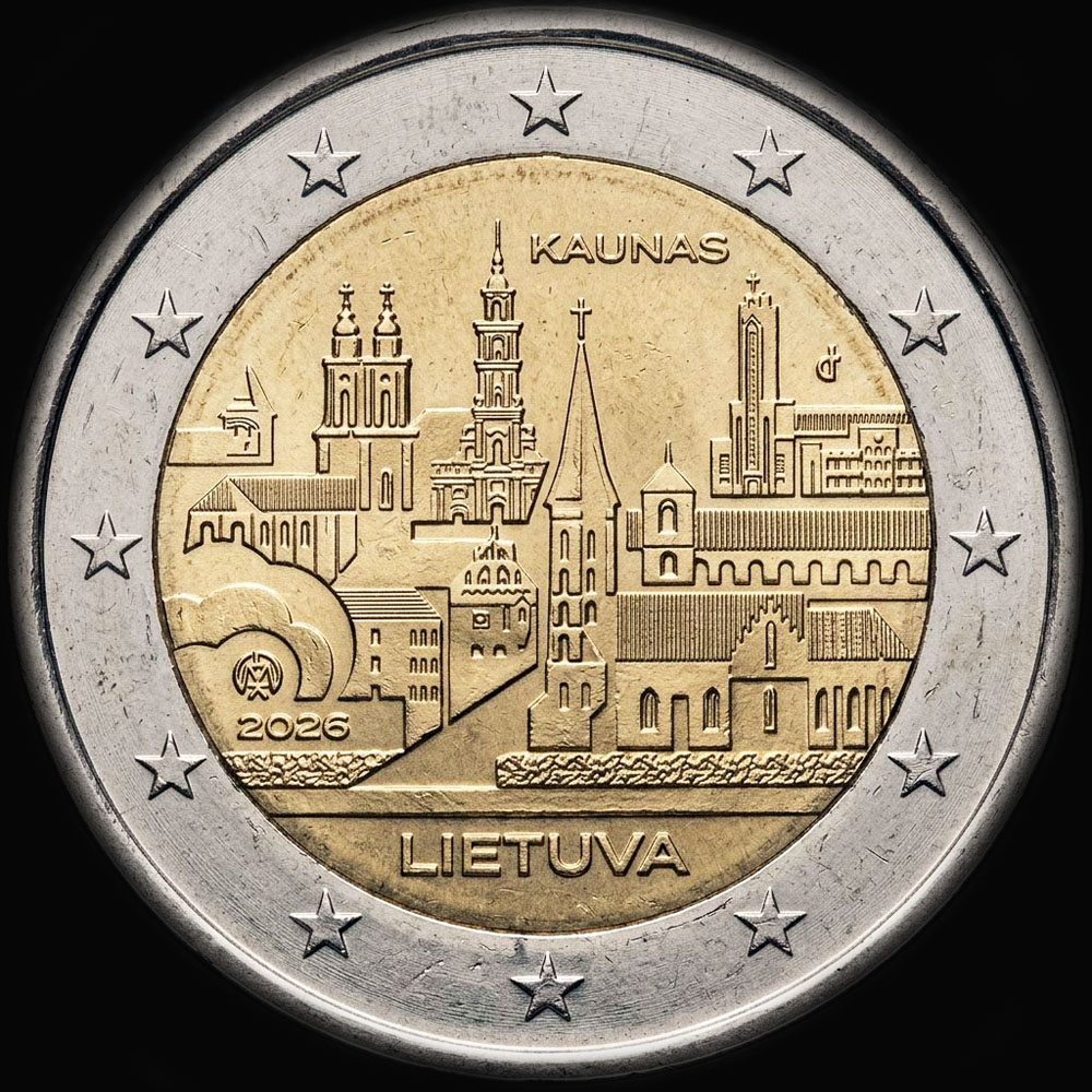 Lituanie 2026 - Ville de Kaunas - 2 euro comm�morative