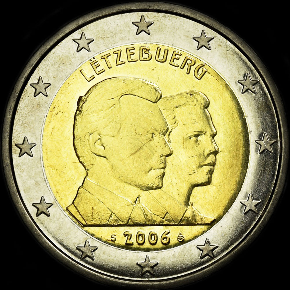 Luxembourg 2006 - 25 ans du Grand-Duc hritier Guillaume - 2 euro commmorative