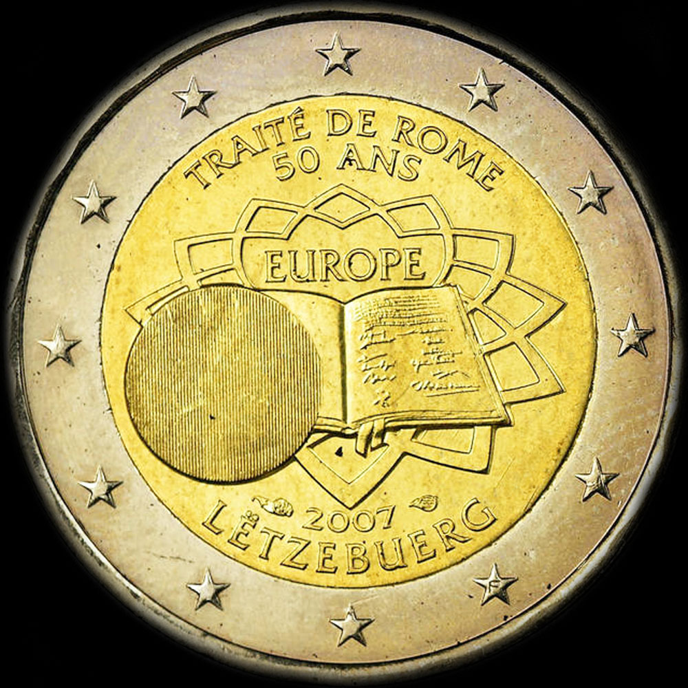 Luxembourg 2007 - 50 ans du Trait de Rome - 2 euro commmorative