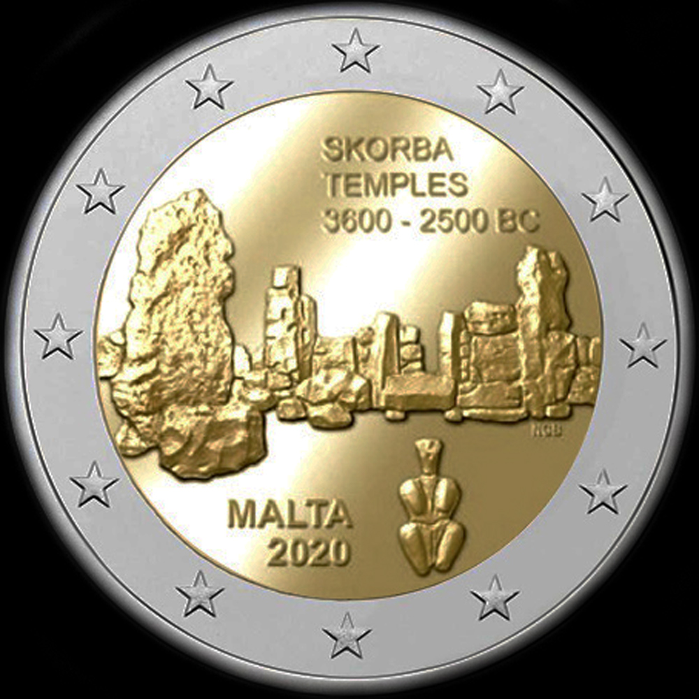 Malte 2020 - Site prhistorique de Skorba - 2 euro commmorative