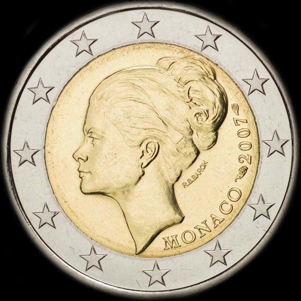 Monaco 2007 - 25 ans de la mort de la Princesse Grace - 2 euro commmorative