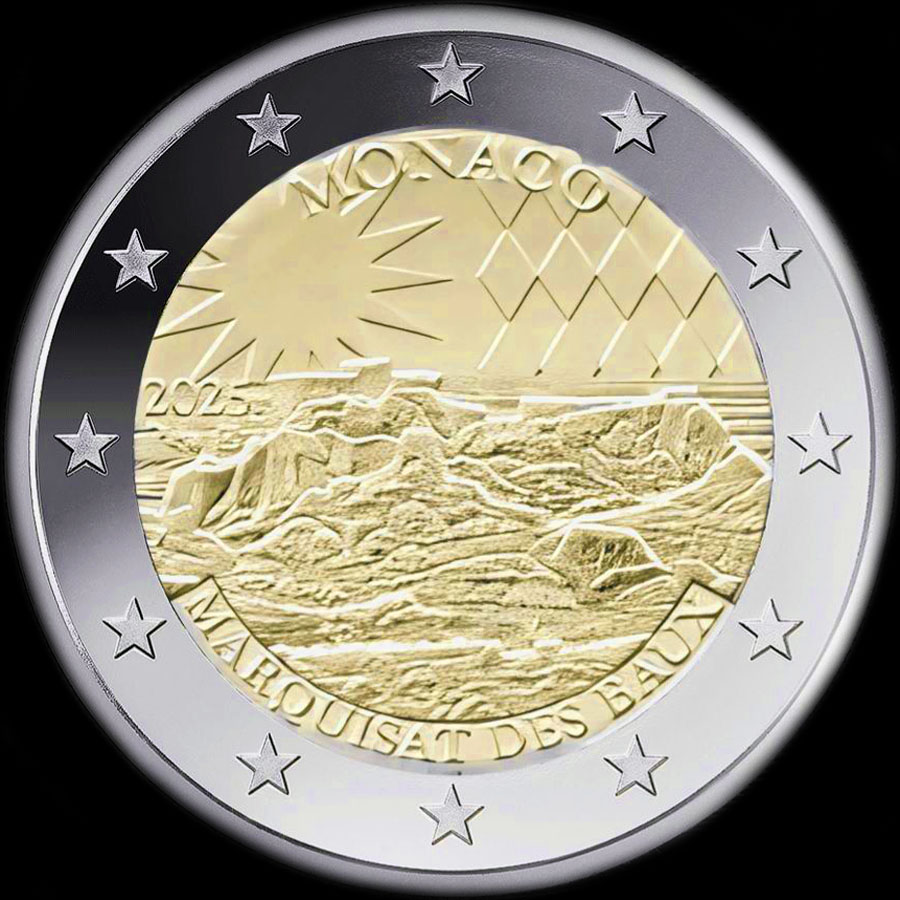 Monaco 2025 - Marquisat des Baux - 2 euro comm�morative
