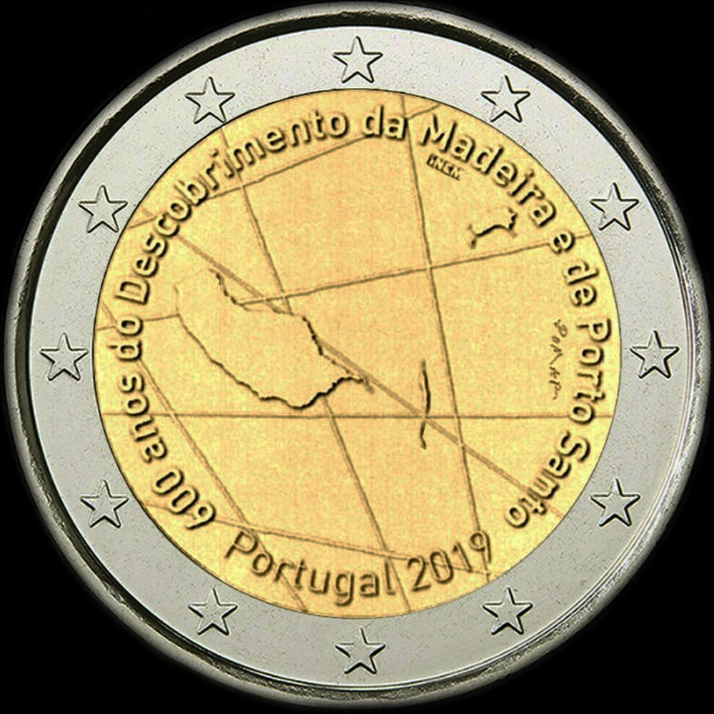 Portugal 2019 - 600 ans de la Dcouverte de Madre - 2 euro commmorative