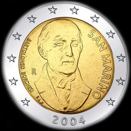 Saint-Marin 2004 - Bartolomeo Borghesi - 2 euro commémorative