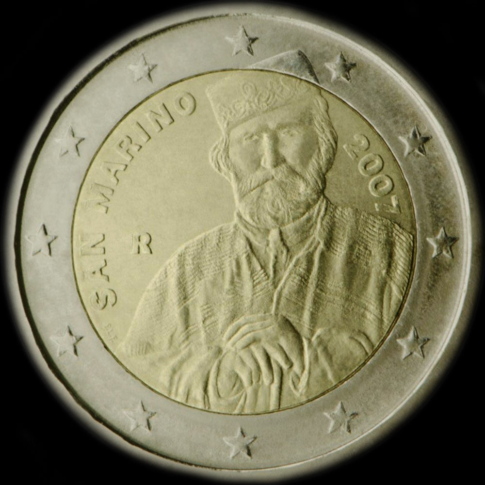 Saint-Marin 2007 - 200 ans de la mort de Giuseppe Garibaldi - 2 euro commmorative