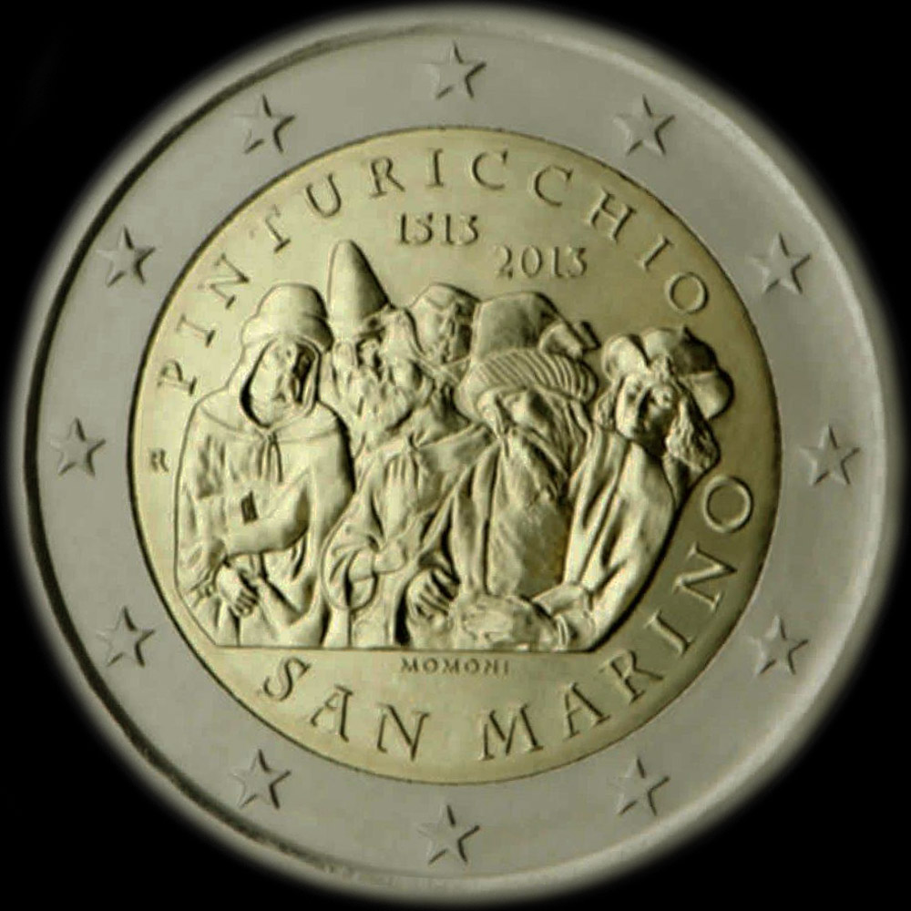 Saint-Marin 2013 - 500 ans de la mort de Pinturicchio - 2 euro commmorative