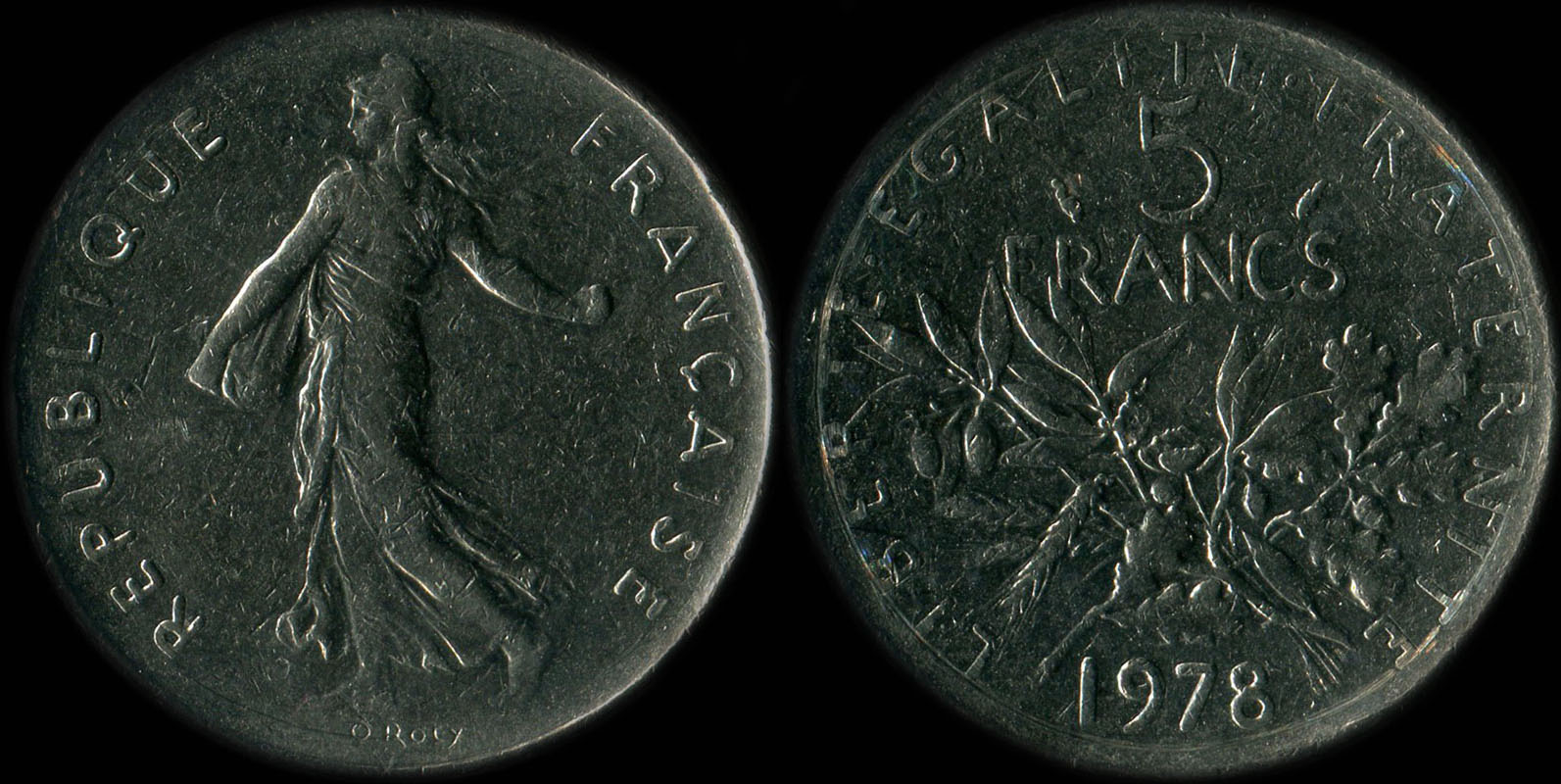 Pièce de 5 francs 1978 Semeuse cupro-nickel