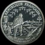 Pice de 1 franc 1993 BE - Cinquantenaire du Dbarquement  - avers
