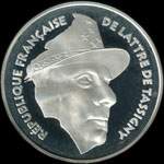 Pièce de 100 francs 1994 - De Lattre de Tassigny - Débarquement de Provence - avers