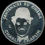 Pice de 100 francs 1995 - Centenaire du Cinma - Charlie Chaplin - avers