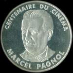 Pice de 100 francs 1995 - Centenaire du Cinma - Marcel Pagnol - avers