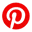 icone Pinterest pour le partage sur ce réseau social