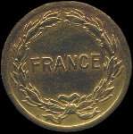 Pice de 2 francs France Libre 1944 frappe  Philadelphie - avers