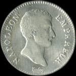 Pi�ce de 2 francs Napol�on Empereur An 13 A - R�publique fran�aise - avers