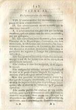 Page 3 de la Loi 1175 du 22 Vend�miaire - An IV - Titre&nbsp;II. - De l'administration des&nbsp;monnaies.