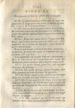 Page 19 de la Loi 1175 du 22 Vend�miaire - An IV - Titre&nbsp;XV. - Du jugement du titre des pi�ces d'or&nbsp;et&nbsp;d'argent.