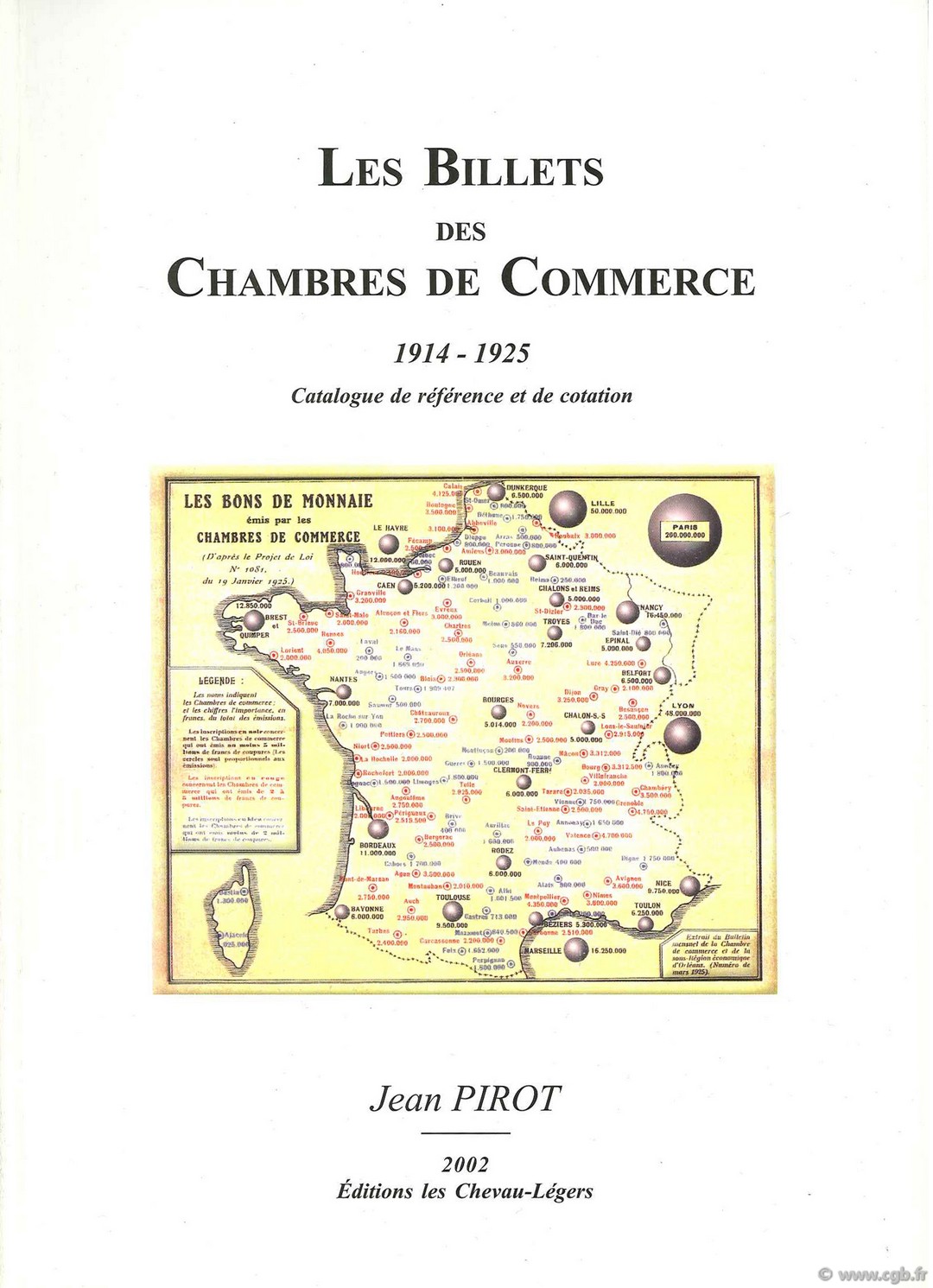 Les Billets des Chambres de Commerce 1914-1925 par J.Pirot