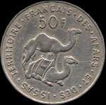 Djibouti - Territoire français des Afars et des Issas - 50 francs 1975 - revers