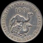 Djibouti - Territoire français des Afars et des Issas - 100 francs 1975 - revers