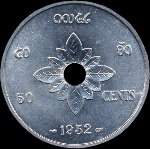 Royaune du Laos - 50 cents 1952 - revers