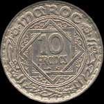 Maroc - Empire chérifien - 10 francs 1947 - revers
