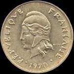 Nouvelles-Hébrides - 2 francs 1970 - avers