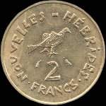 Nouvelles-Hébrides - 2 francs 1970 - revers
