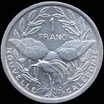 Nouvelle-Caldonie - pice de 1 franc 1971 Rpublique Franaise - revers