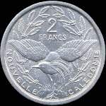 Nouvelle-Caldonie - pice de 2 francs 1949 Union Franaise - revers