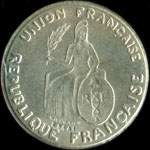 Nouvelle-Caldonie - pice de 50 centimes 1948 Essai de Andr Rivaud - avers