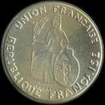 Nouvelle-Caldonie - pice de 1 franc 1948 Essai de Andr Rivaud - avers