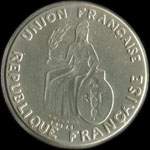 Polynésie - pièce de 1 franc 1948 - Essai - Etablissements Français de l'Océanie - avers