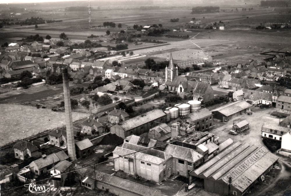 Allennes-les-Marais (59251 - Nord) - Distillerie Colette - Vue a�rienne