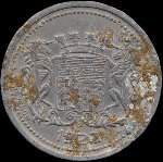 Jeton de nécessité de 10 centimes émis en 1922 par la Chambre de Commerce d'Amiens (80000 - Somme) - avers