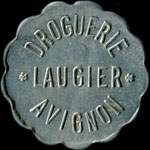 Jeton de nécessité de 10 centimes émis par la Droguerie Laugier à Avignon (84000 - Vaucluse) - avers